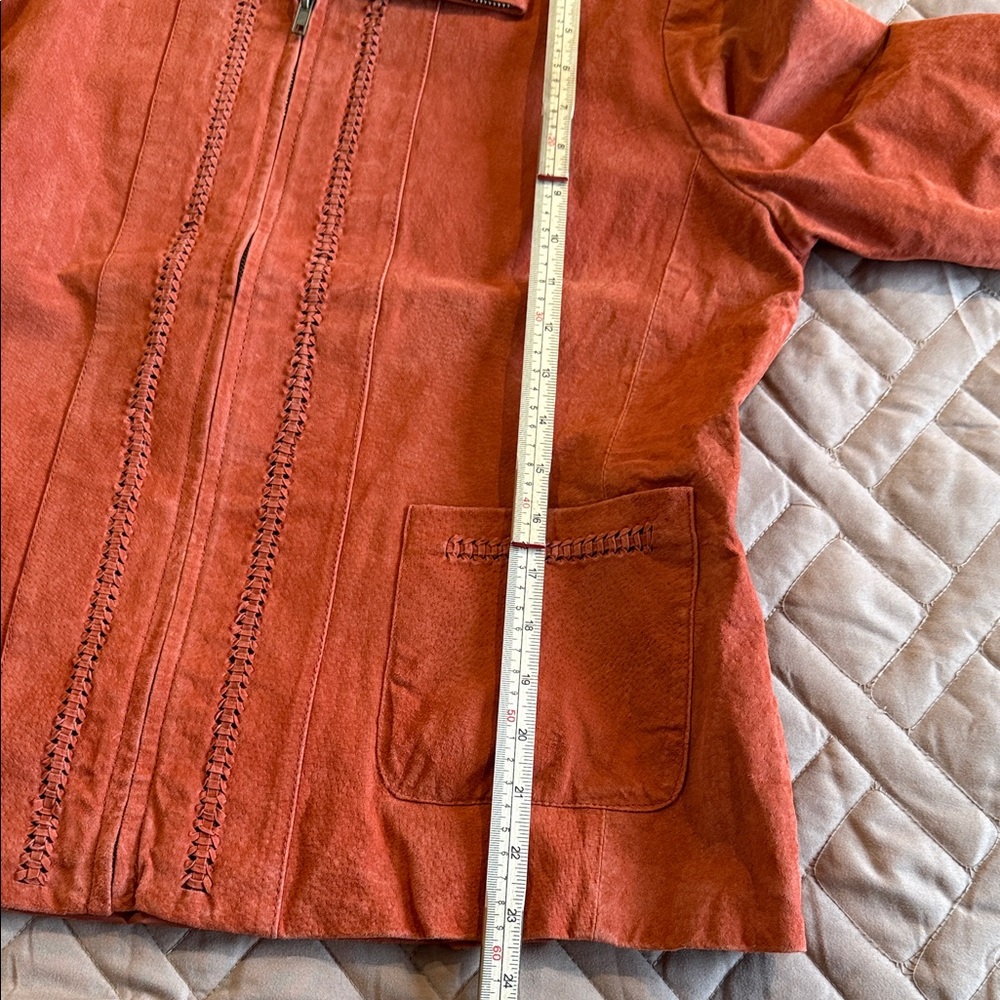 Boston Traders Rust Leather Jacket - image 5